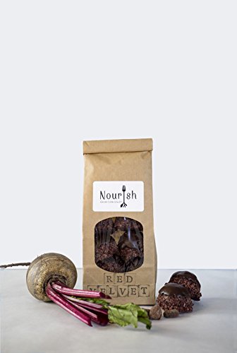 NOURISH GROWCOOKENJOY Red Velvet Coconut Macaroons 140g (PACK OF 1)