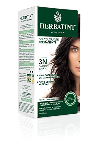 Herbatint 3N Dark Chestnut Permanent Herbal Hair Colour Gel 150ml