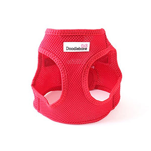 Snappy Mesh Harness Red Small| Doodlebone