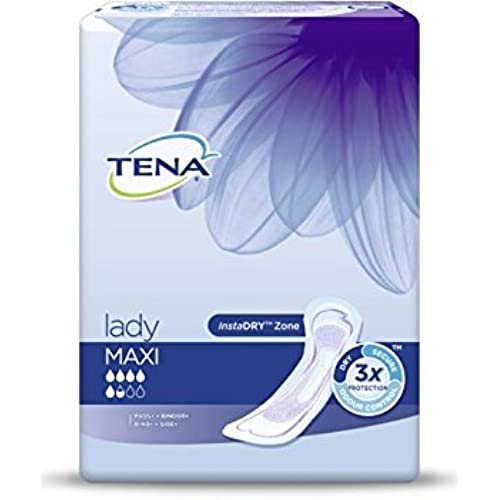 TENA Lady Maxi Pads - Bulk Buy Carton of 36