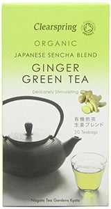 Clearspring Ginger Green Tea 40g (PACK OF 3