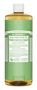 Dr Bronner's 946 ml Organic Green Tea Castile Liquid Soap