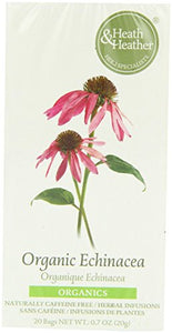 Heath & Heather Organic Echinacea Tea - R 20bags (3 pack)
