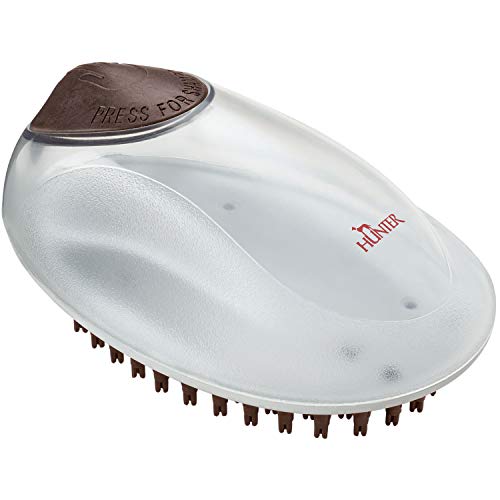 Grooming Currycomb Spa With Shampoo-Function Brown/Grey  Pack Of 3 | Hunter