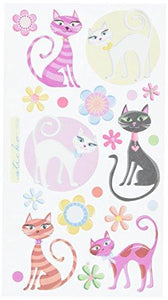 Sticko Vellum Stickers-Krazy Kittens