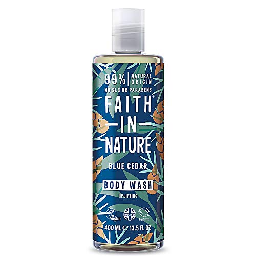 Faith In Nature Faith For Men Blue Cedar SG/FB 400ml x 3 (Pack of 3)