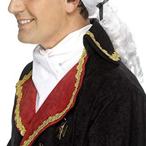 Smiffys Court Wig - White