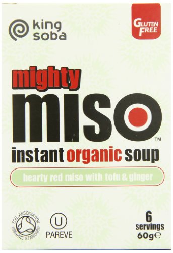 King Soba Organic Tofu and Ginger Miso 60 g (Pack of 5)