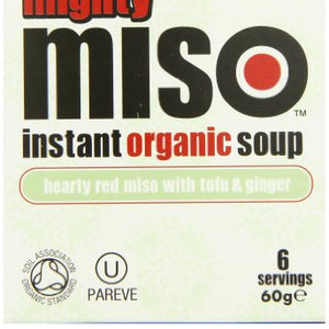 King Soba Organic Tofu and Ginger Miso 60 g (Pack of 5)