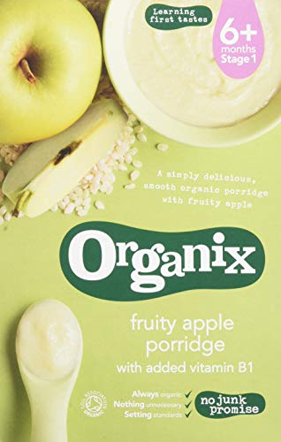 Organix Organic Fruity Apple Cereal 120 g (Pack of 5)