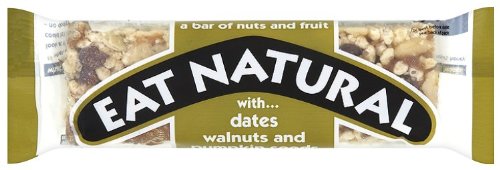 EAT NATURAL Dates Walnut & Pumpkin seed  Dates Walnut and Pumpkin seeds 50g (PACK OF 12)
