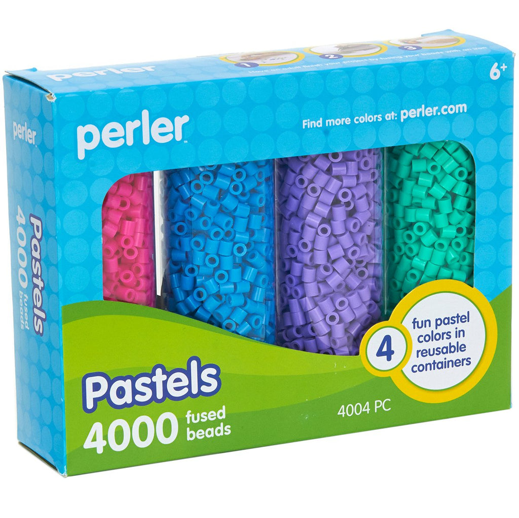 Perler Beads 80-22825 Pastels Storage Box Set