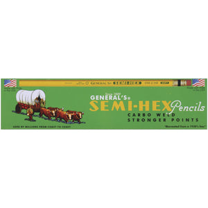 Semi-Hex Graphite #2 Pencils 12/Pkg-2hb