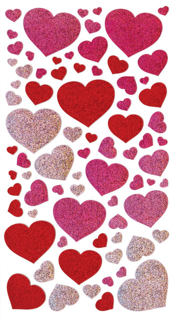 Sticko Blissful Hearts Metallic Stickers