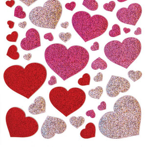 Sticko Blissful Hearts Metallic Stickers