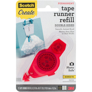 Scotch 055-R 1/3-Inch by 49-Feet Adhesive Dot Roller Refill