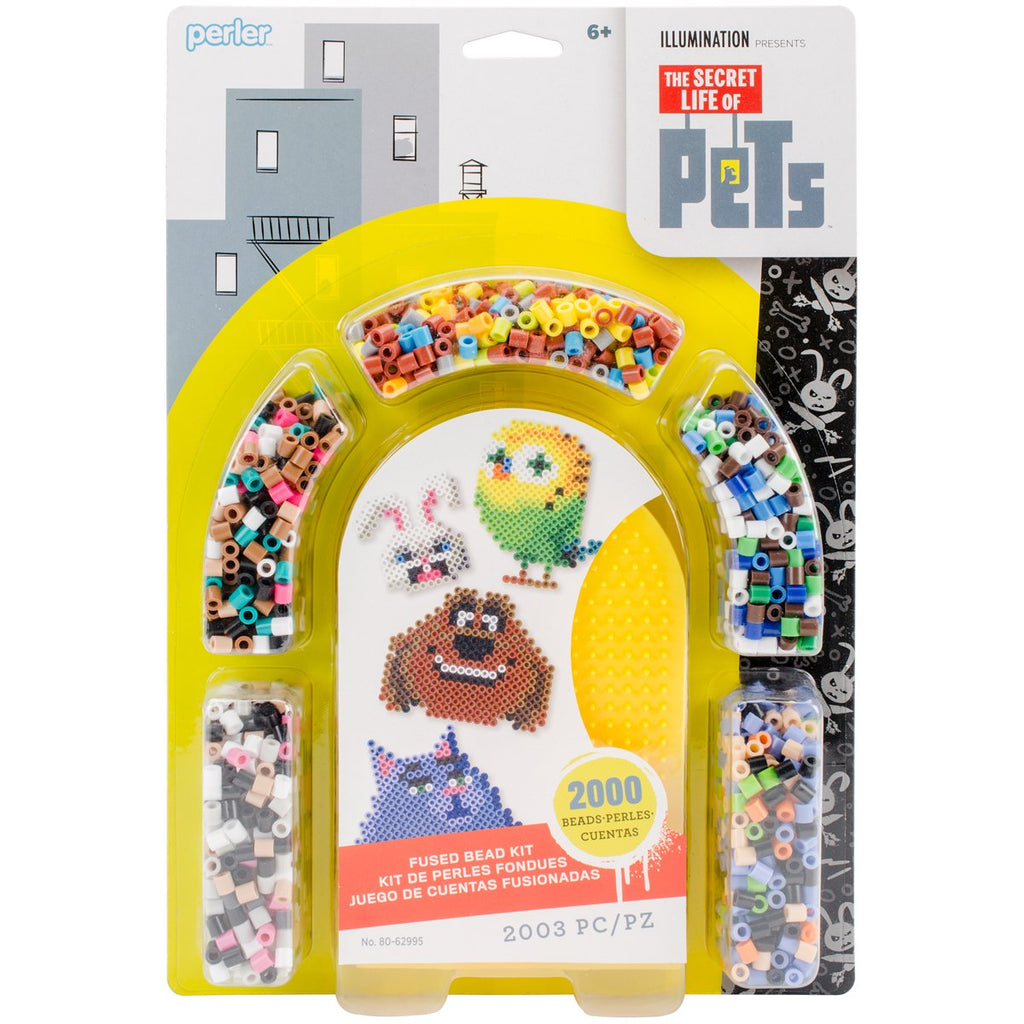 Perler 80-62995 Secret Life of Pets Fused Bead Activity Kit
