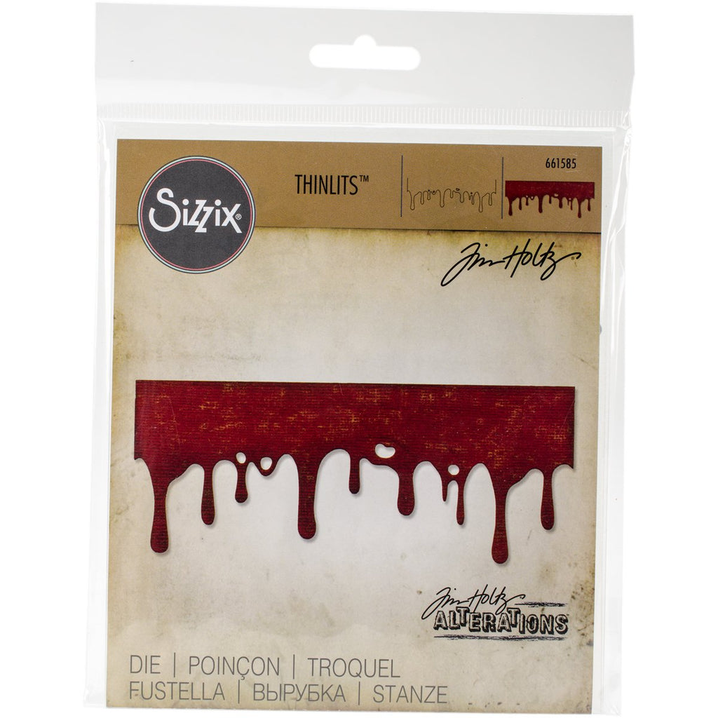 Sizzix 661585 Thinlits Die, Drip Edge by Tim Holtz