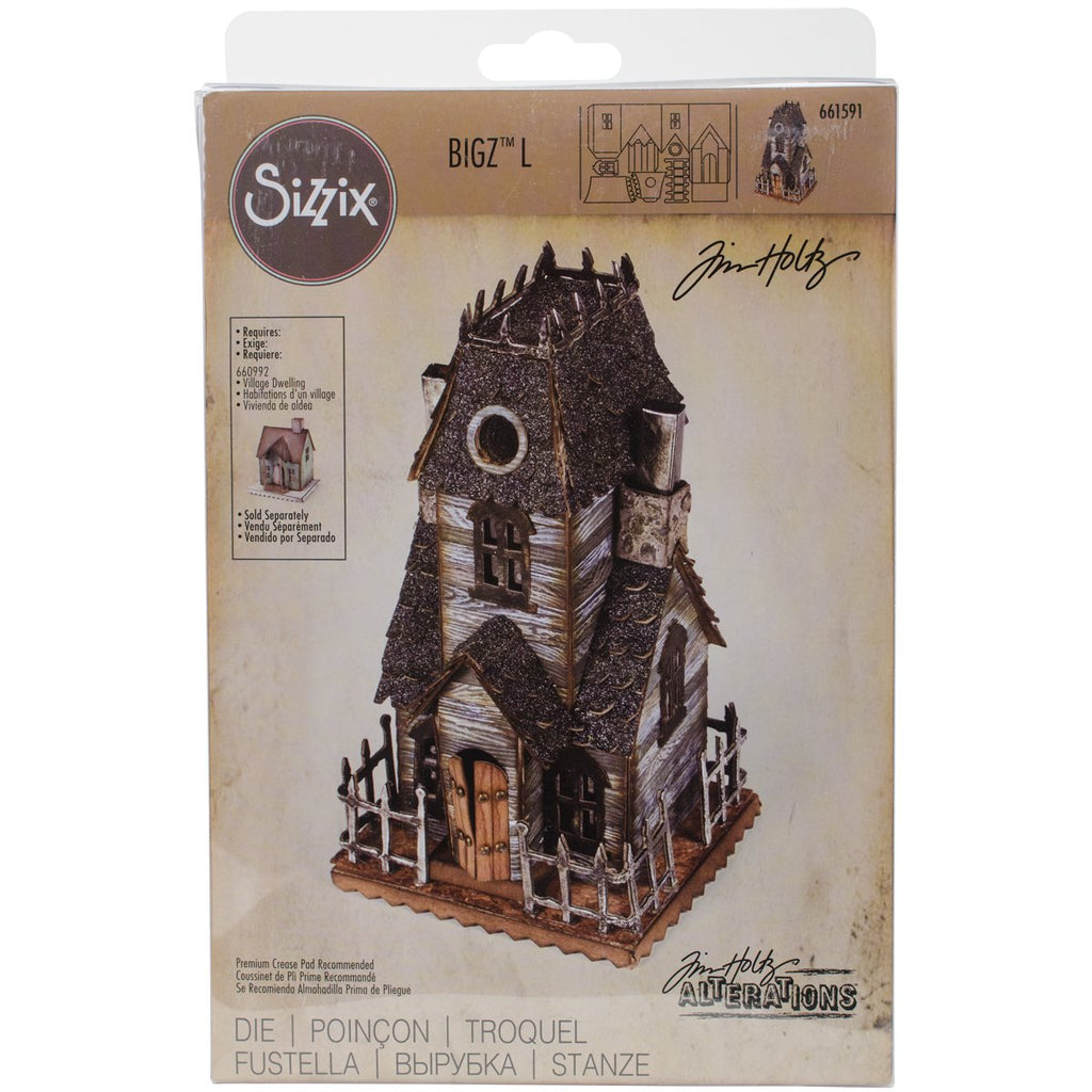 Sizzix 661591 Bigz L Die, Village Manor by Tim Holtz