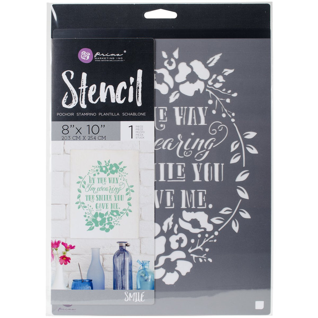 Prima Marketing 587192 8x10 Stencil - Smile