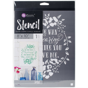 Prima Marketing 587192 8x10 Stencil - Smile