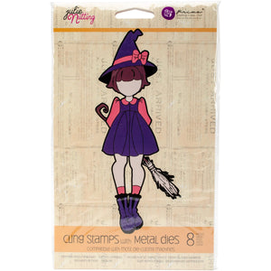 Prima Marketing 911614 Jn Stamp & Dies - Lil Witch