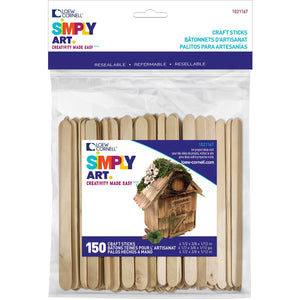 Simply Art Wood Craft Sticks 150 ct.