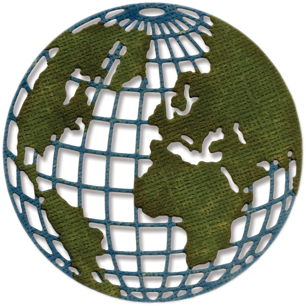 Sizzix 661598 Thinlits Die, Globe, Mini by Tim Holtz