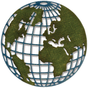 Sizzix 661598 Thinlits Die, Globe, Mini by Tim Holtz