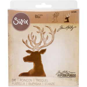 Sizzix 661606 Bigz Die, Dashing Deer by Tim Holtz