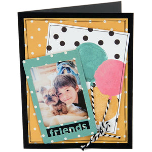 Sizzix 661401 Thinlits Die Set, Photo Frame & Words by Lynda Kanase (12-Pack),,