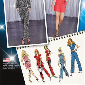 Simplicity Patterns US1158D5 Misses Project Runway Jumpsuits, D5 (4-6-8-10-12)