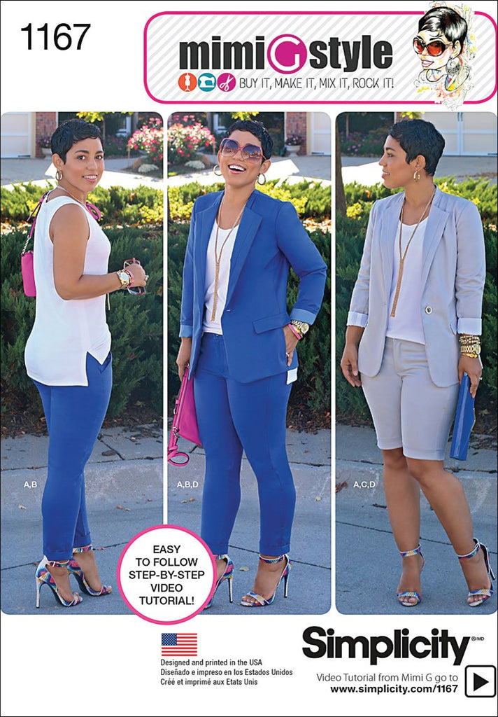 Simplicity Patterns US1167U5 Misses' Sportswear. Mimi G. Style Collection., U5 (16-18-20-22-24)