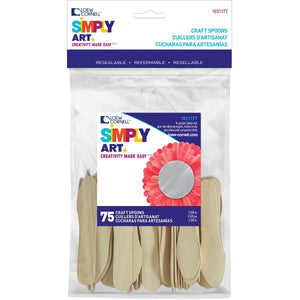 Simply Art Wood Craft Spoons 75 ct.