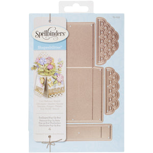 Spellbinders Shapeabilities Pop Up Box Embellishment, Scalloped-S5-233