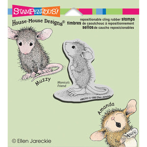 Stampendous Cling Rubber Stamp, "Hopeful Mouse"