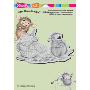 Stampendous Cling Rubber Stamp, "Cupcake Belly"