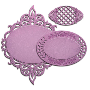 Spellbinders S4-541 Nestabilities Majestic Oval Deco Accent Die-Cut