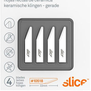Slice 10518 Straight Edge Craft Blade, Knife Replacement, Ceramic Stays Sharp Up to 10X Longer Than Steel