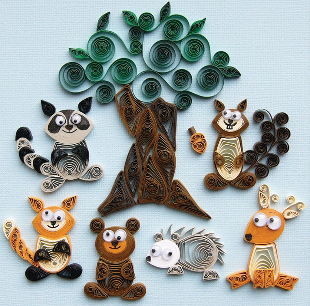 Quilled Creations Forest Buddies Quilling Kit