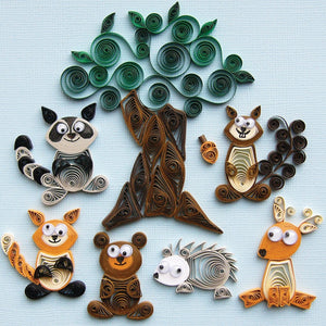 Quilled Creations Forest Buddies Quilling Kit