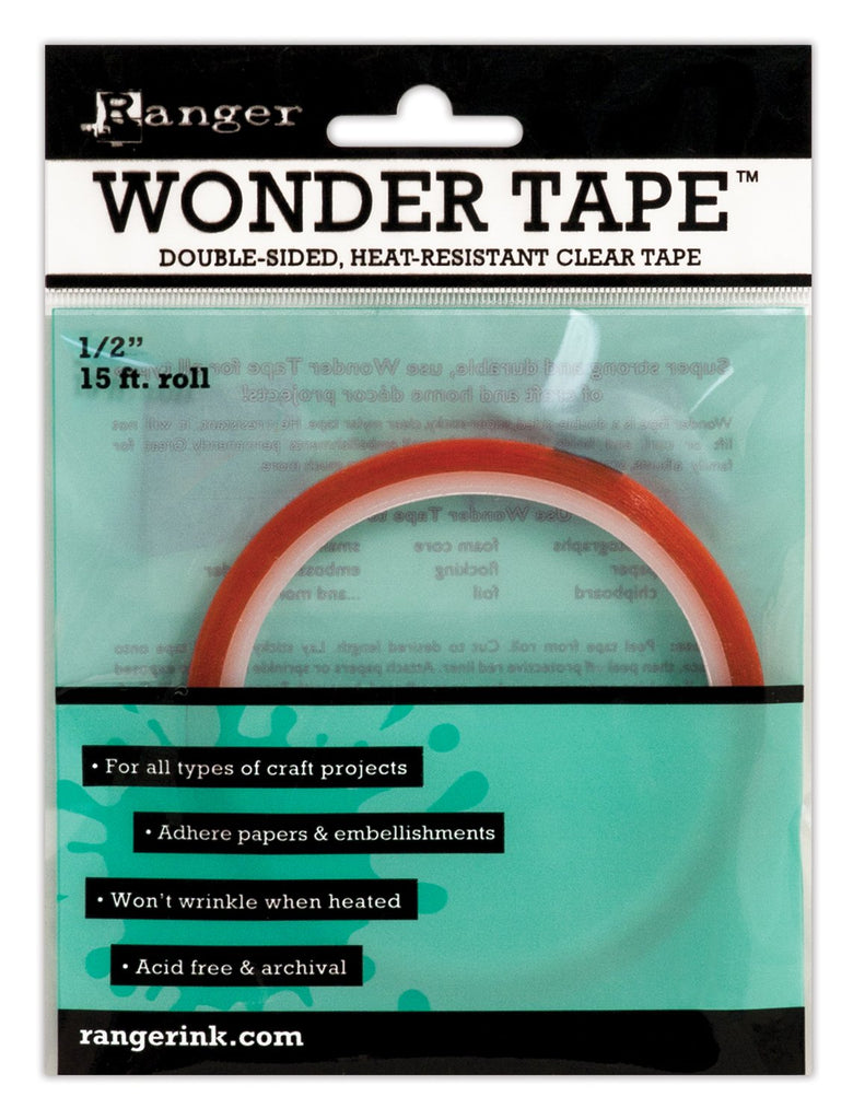 Ranger IWT27393 Inkssentials Wonder Tape Roll, 15-Feet by 1/2-Inch