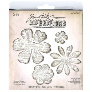 Sizzix Bigz Die - Tattered Florals by Tim Holtz