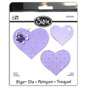 Sizzix Bigz BIGkick/Big Shot Die, Hearts