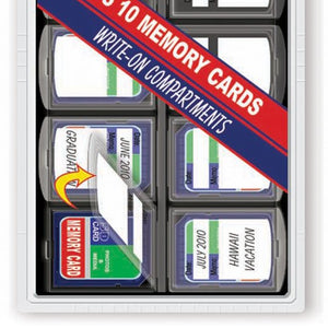 Pioneer 10 Compartment Memory Card Organizer