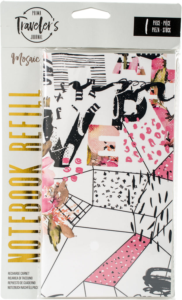 Prima Marketing Prima Traveler's Journal Notebook Refill Mosaic