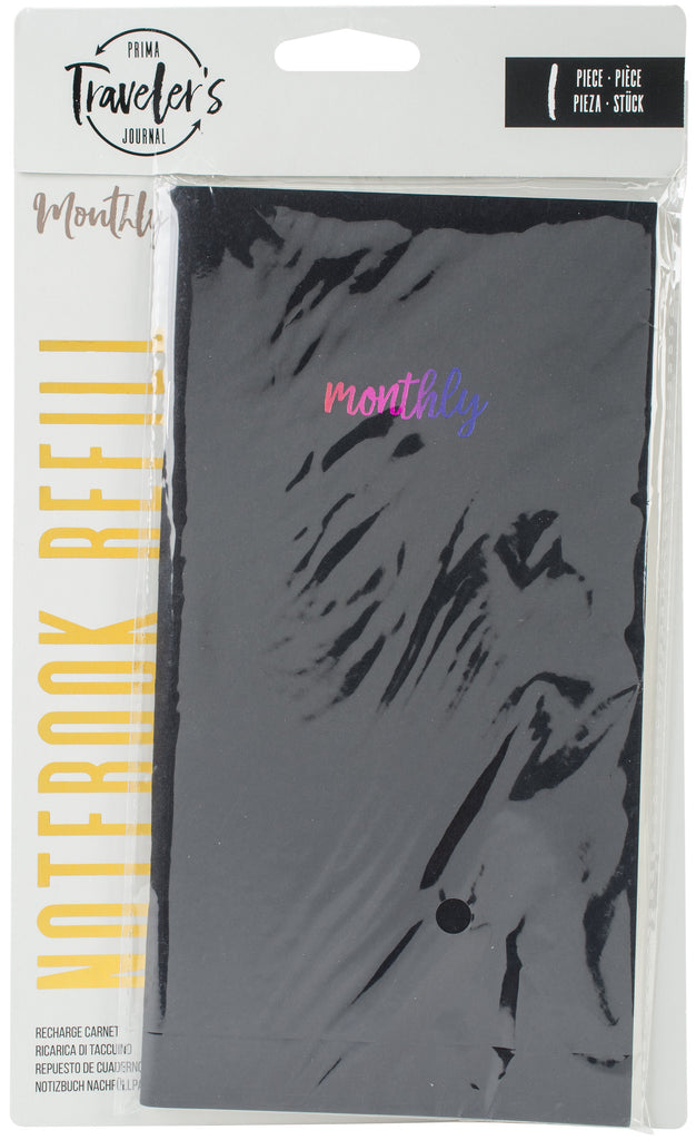 Prima Marketing Prima Traveler's Journal Notebook Refill Monthly