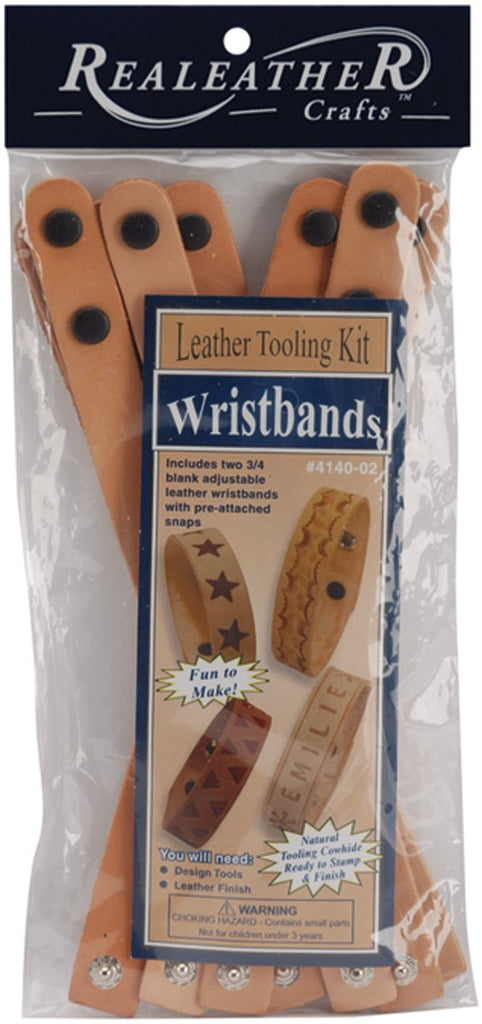 Realeather Crafts, Narrow Wristbands, 8-Pack