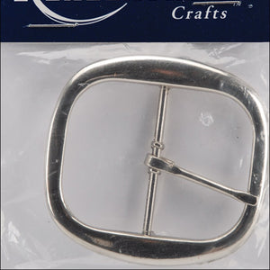 Realeather Crafts Belt Buckle Embellishment, 1.5-Inch, Nickel