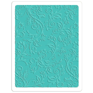 Sizzix (660579) Textured Impressions Plus Embossing Folder-Botanical Swirls